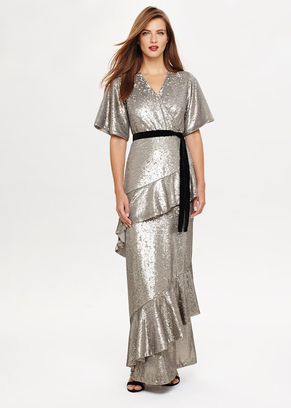 Starlette Sequined Maxi Dress