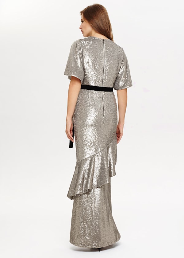 Starlette Sequined Maxi Dress