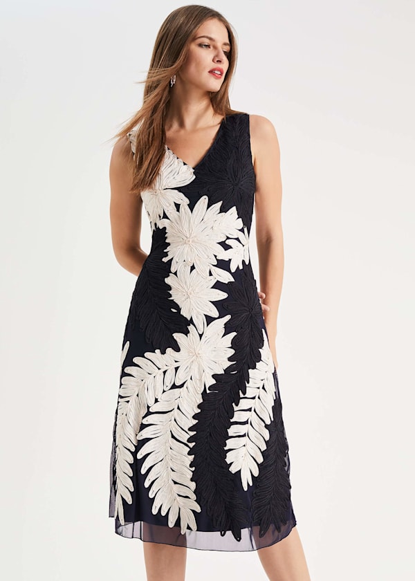 Denise Tapework Lace Dress