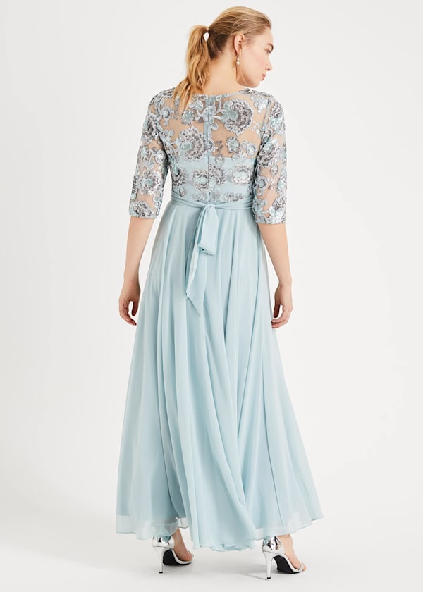 Clarissa Sequin Maxi Dress
