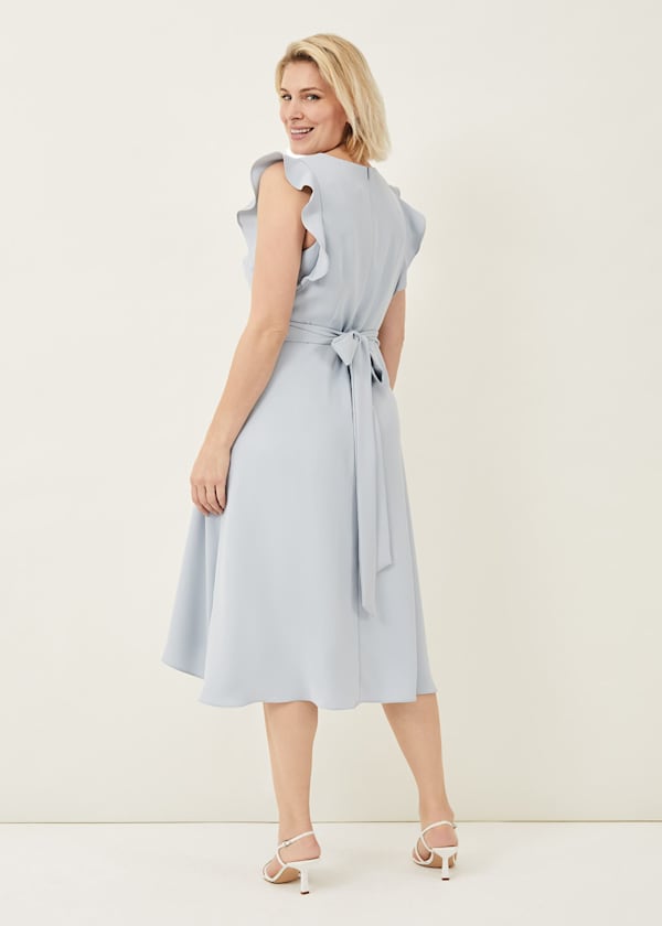 Aurelia Belted Eclipse Hem Dress