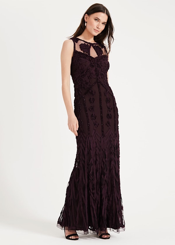 Anoushka Tapework Lace Maxi Dress