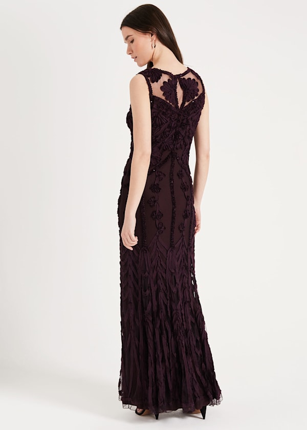 Anoushka Tapework Lace Maxi Dress