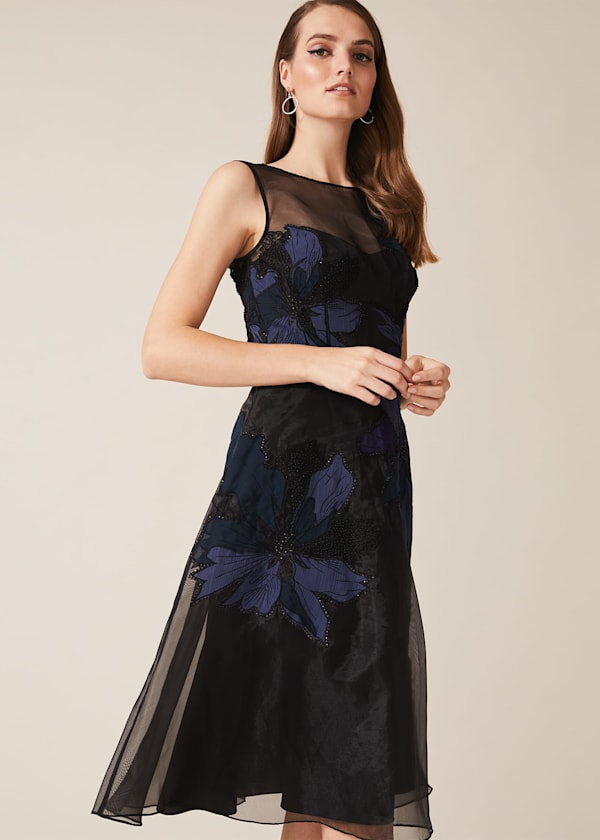 Simone Applique Flower Dress