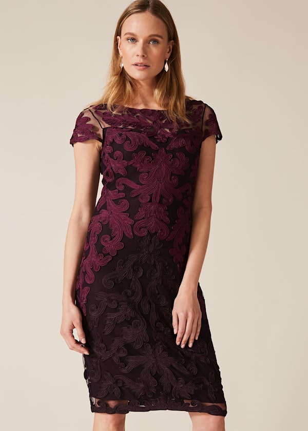 Aida Tapework Lace Dress