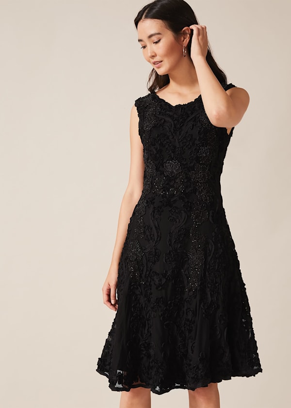 Penelope Tapework Lace Dress