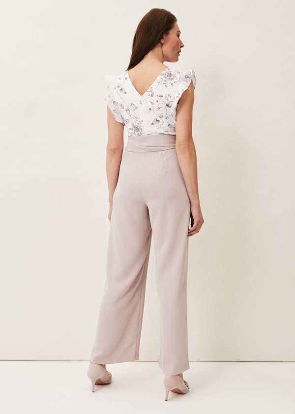 Victoriana Printed Jumpsuit