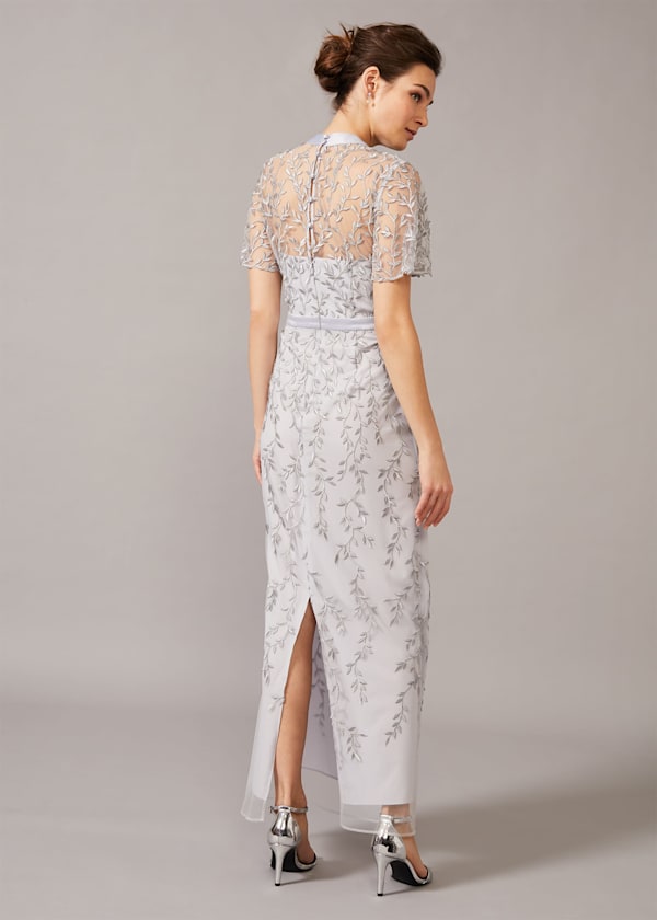 Elsbeth Trailing Leaf Dress