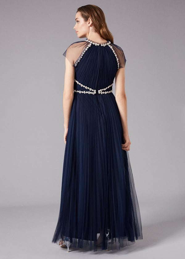 Gerona Pleated Tulle Dress