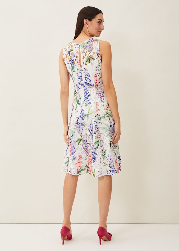 Lonnie Floral Fit And Flare Dress
