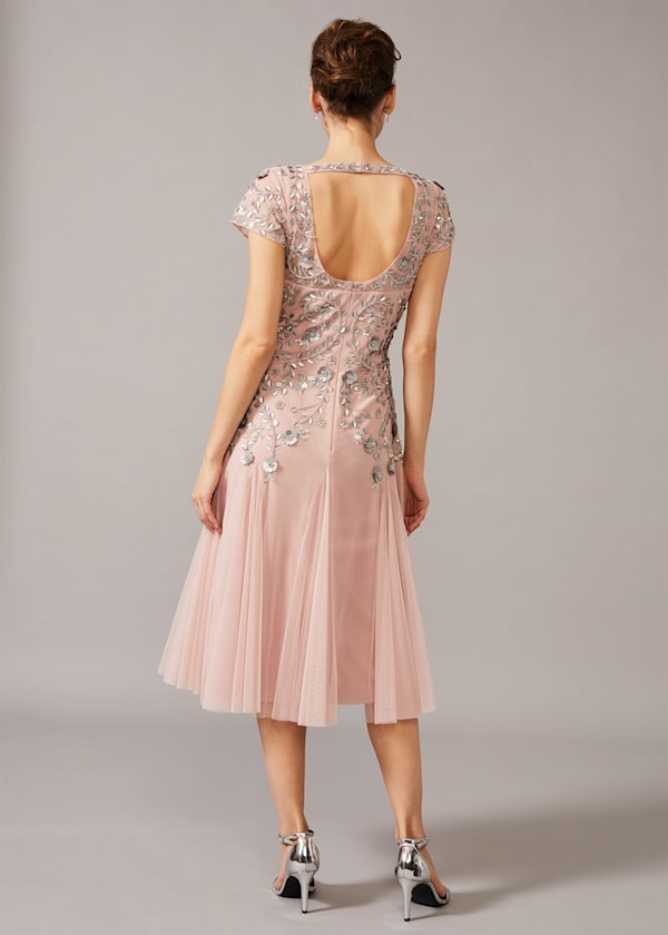 Celia Embellished Tulle Dress