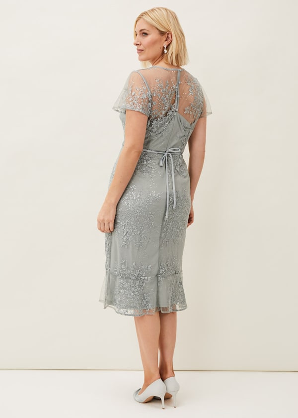 Juliana Floral Embroidered Dress