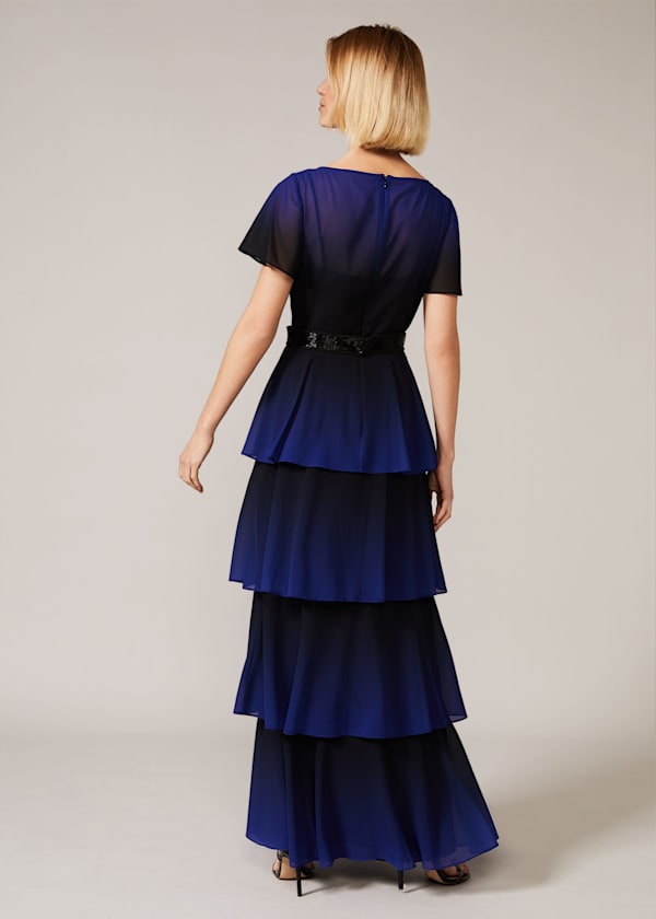 Rosalie Dipdye Tiered Dress