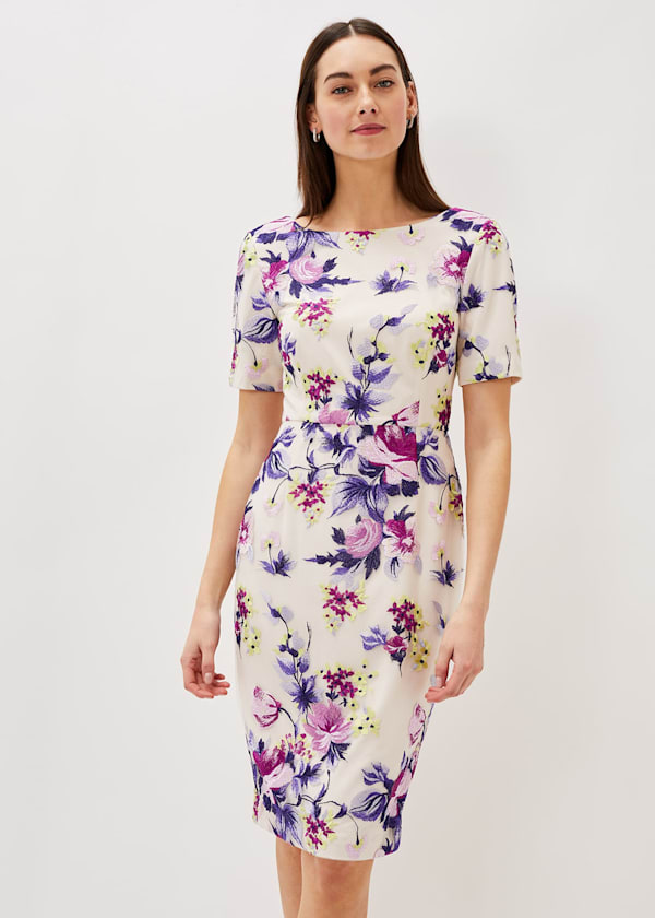 Lenora Embroidered Dress