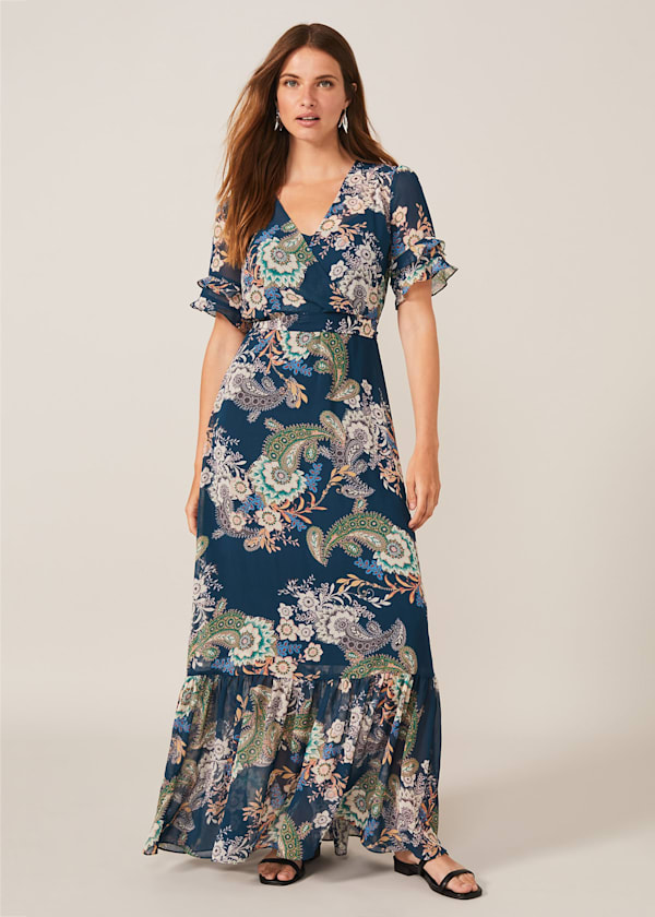 Blaire Paisley Maxi Dress