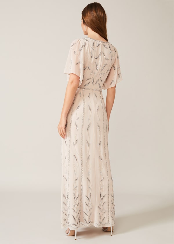 Meredith Embellished Leaf Dress