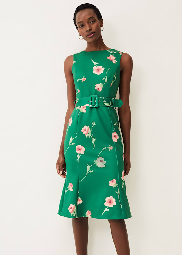 Phase eight leto floral print dress sales