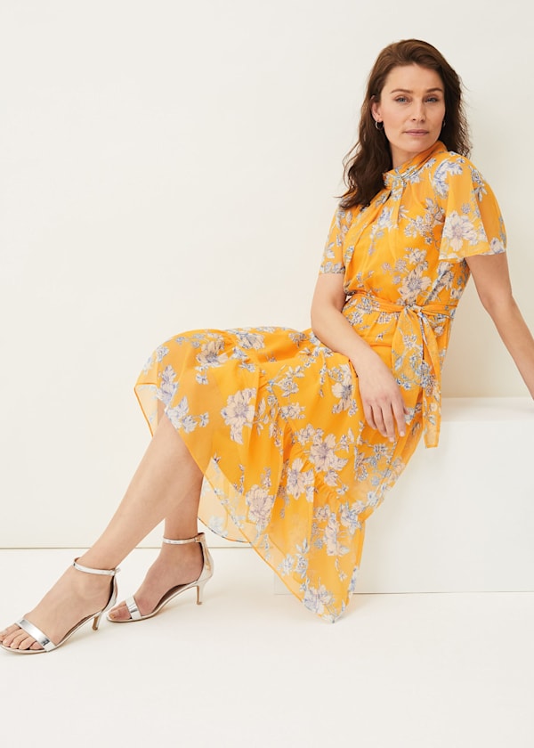 Emmalyn Tiered Georgette Dress