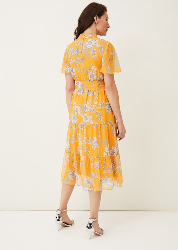 Emmalyn Tiered Georgette Dress