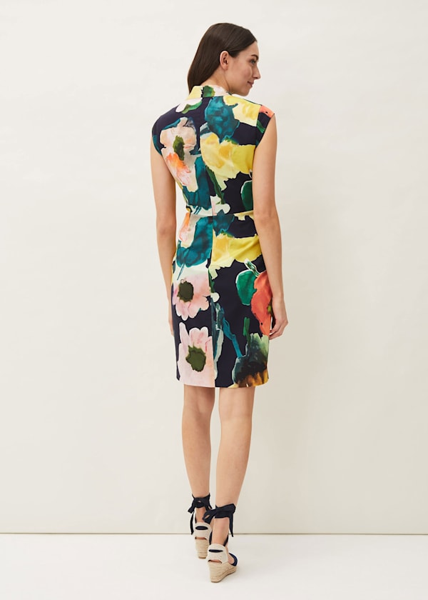 Mila Floral Fitted Dress