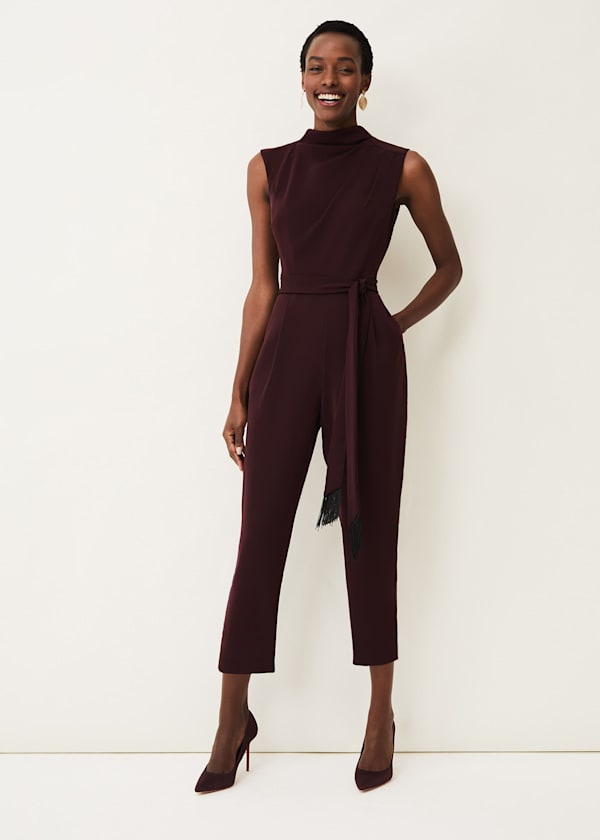 Zinnia Cowl Neck Jumpsuit