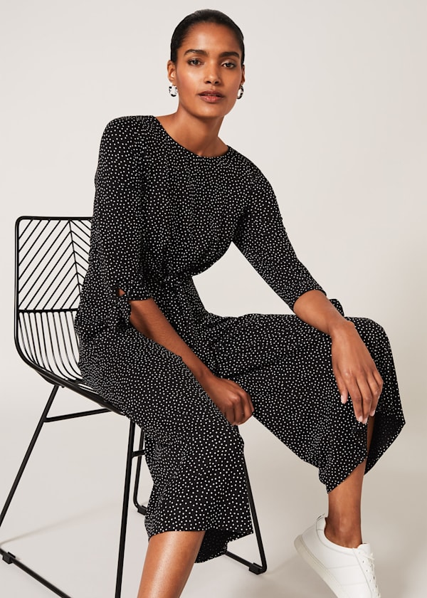 Amber Spot Print Jumpsuit
