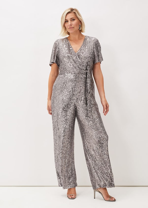 Allesandra Sequin Jumpsuit