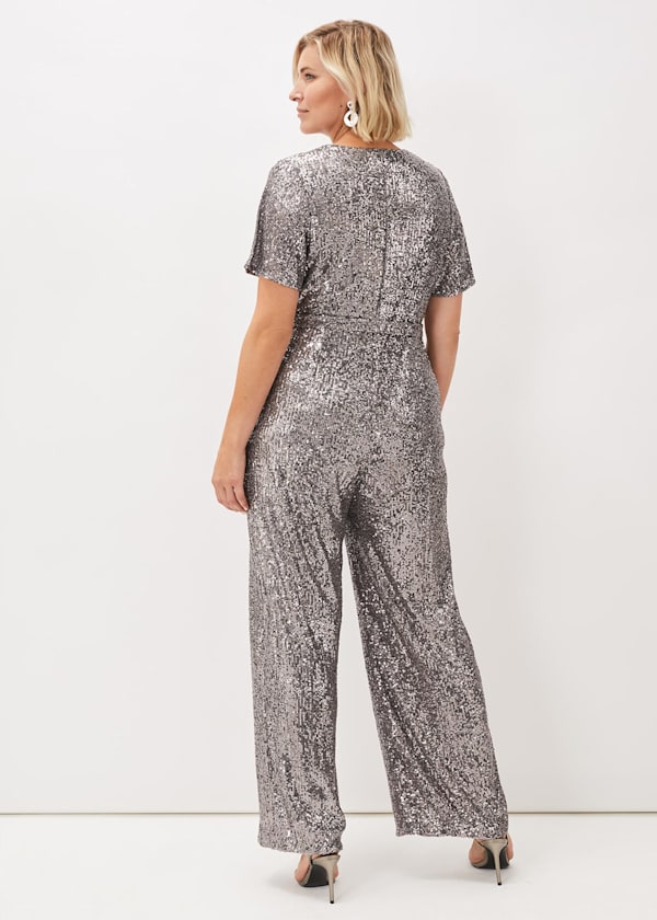 Allesandra Sequin Jumpsuit