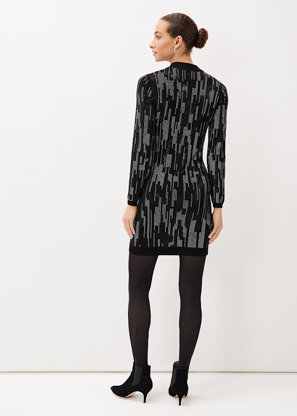 Adamina Stud Knit Dress