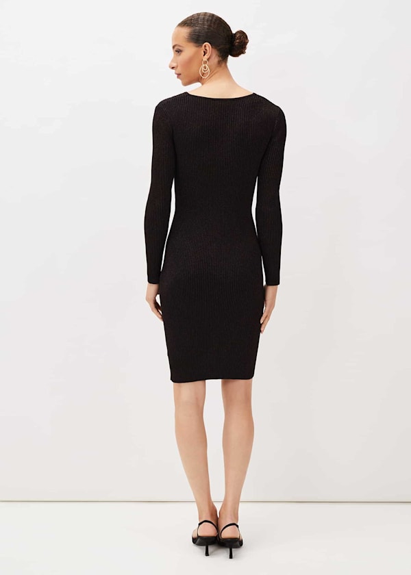 Dielle Shimmer Twist Dress
