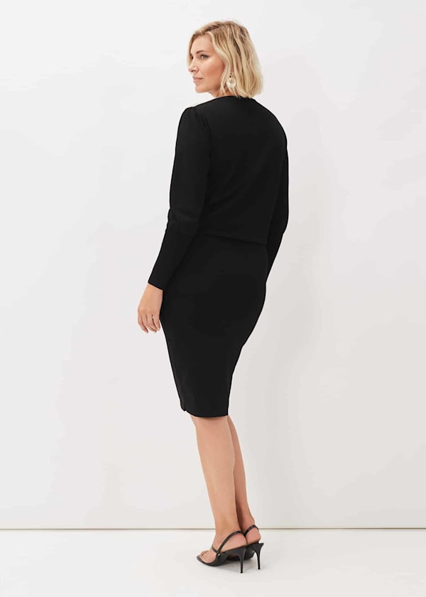 Nieves Embellished Shoulder Dress