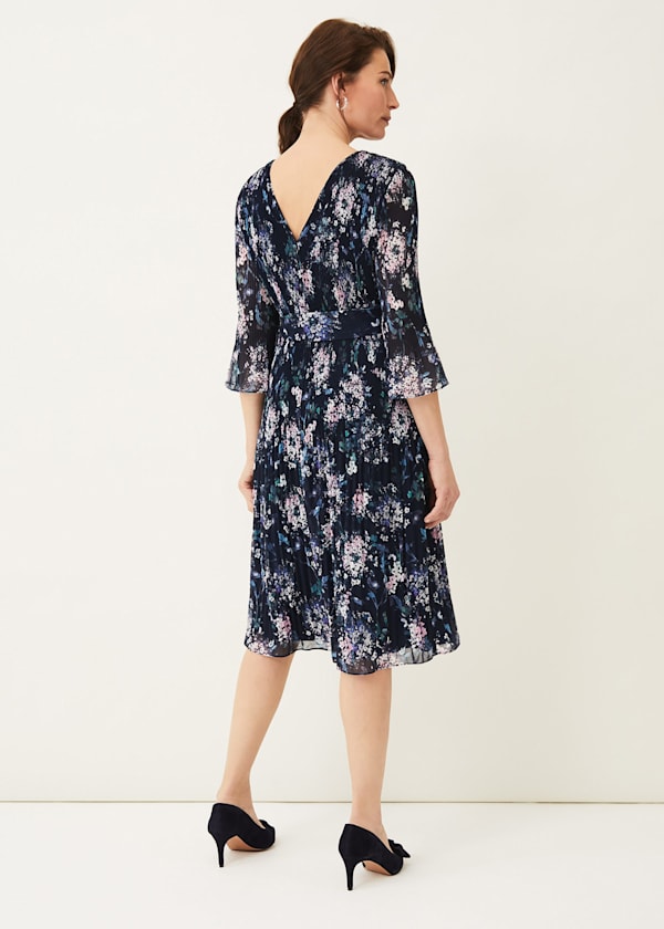 Casey Ditsy Pleated Dress