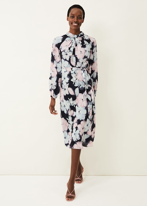 Ella Floral Print Dress