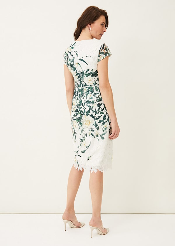 Claudine Floral Lace Dress