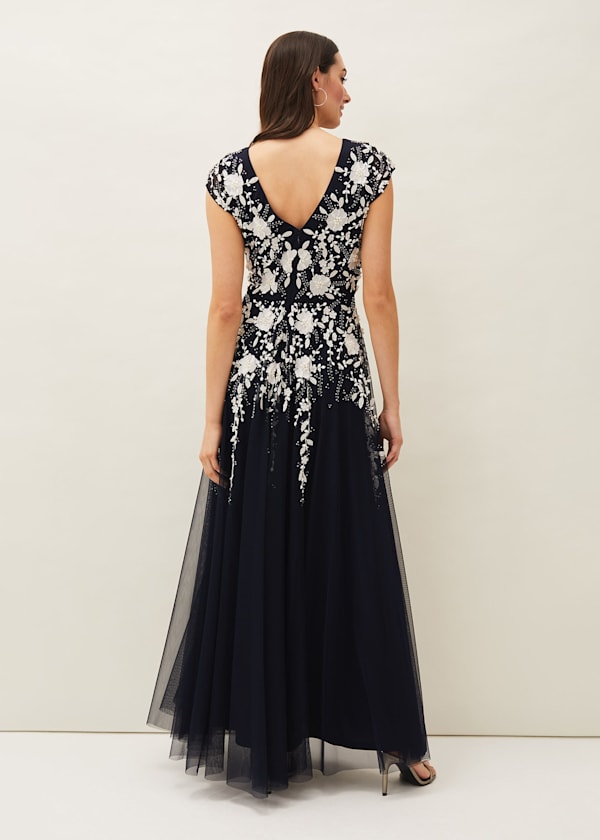Henriette Embellished Maxi Dress
