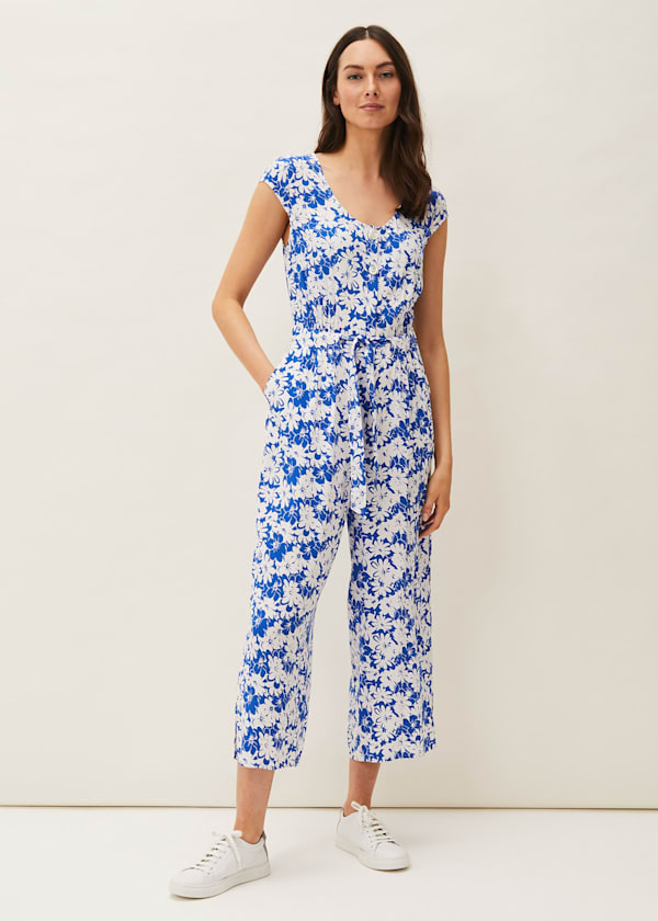 Nerissa Floral Wide Leg Jumpsuit