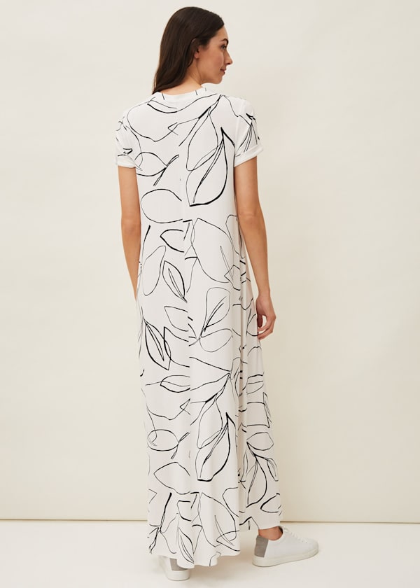 Fifi Floral T-Shirt Maxi Dress
