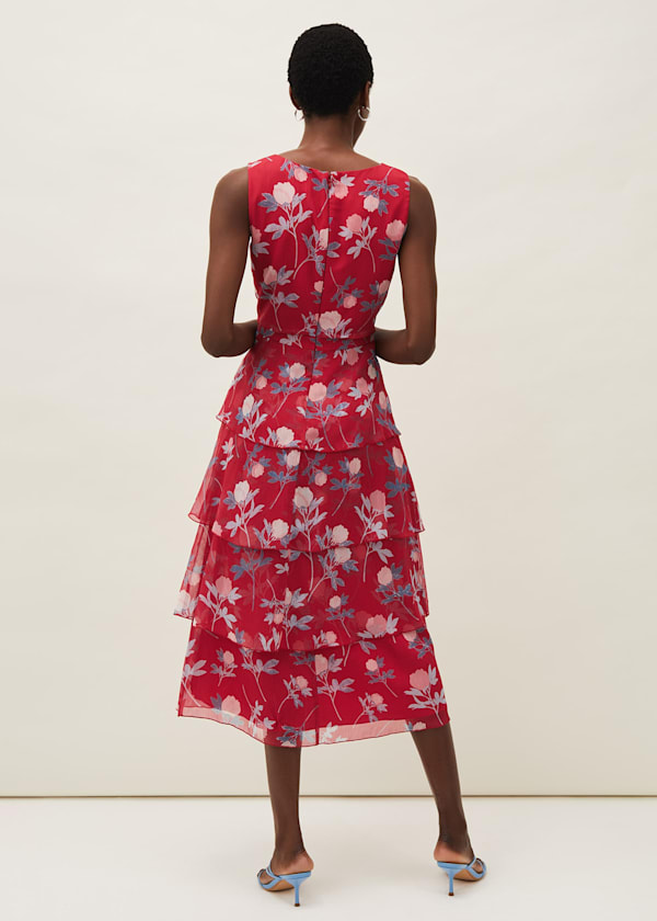 Antonella Floral Tiered Dress