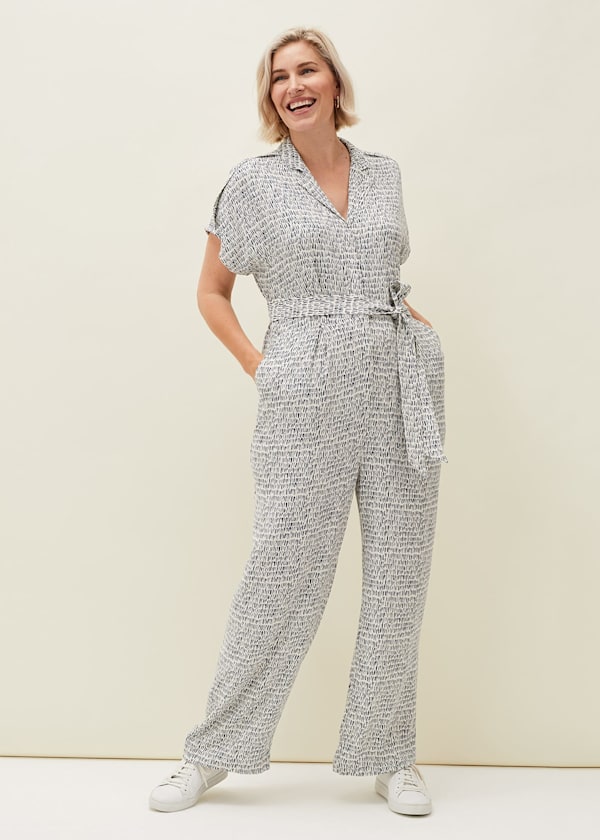 Paige Abstract Print Jumpsuit