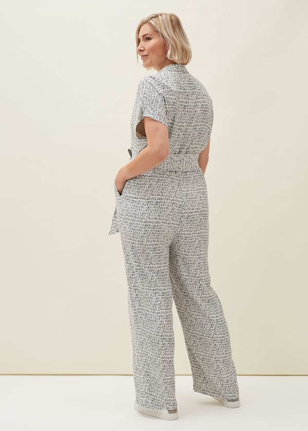 Paige Abstract Print Jumpsuit