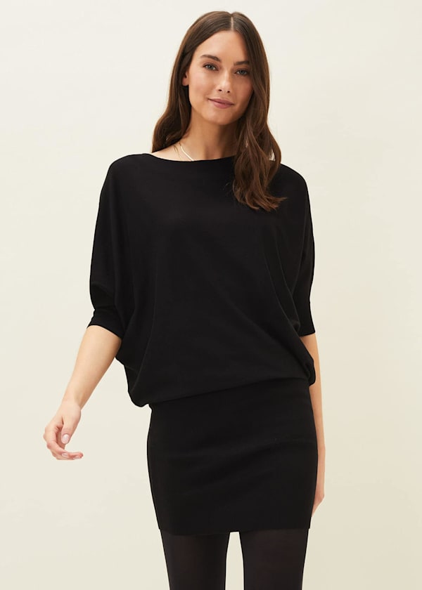 Becca Batwing Knitted Dress