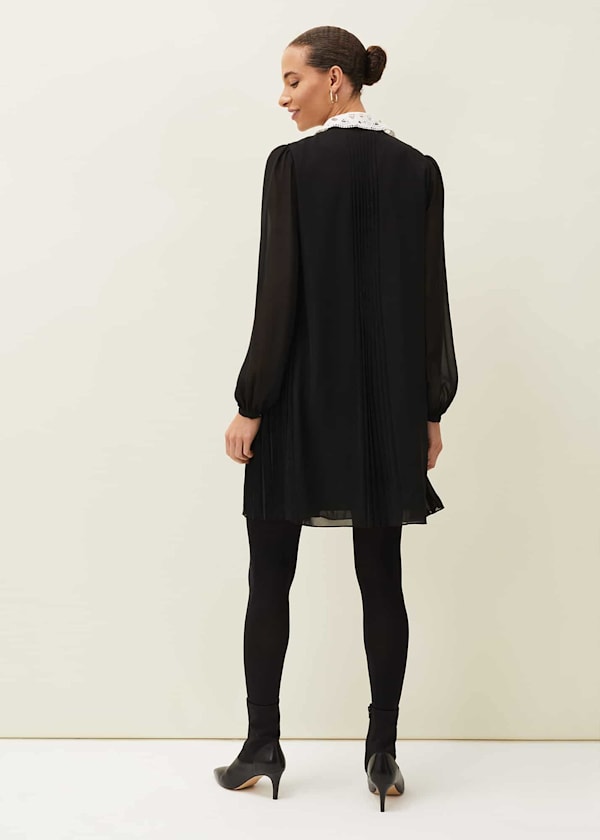 Norah Collar Detail Swing Dress