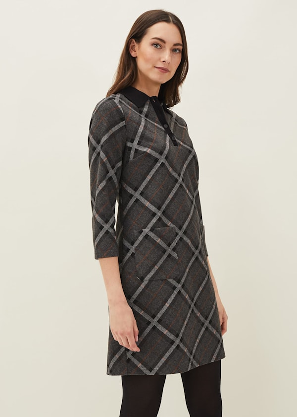 Rayia Check Tunic Dress