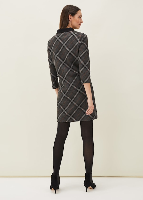 Rayia Check Tunic Dress