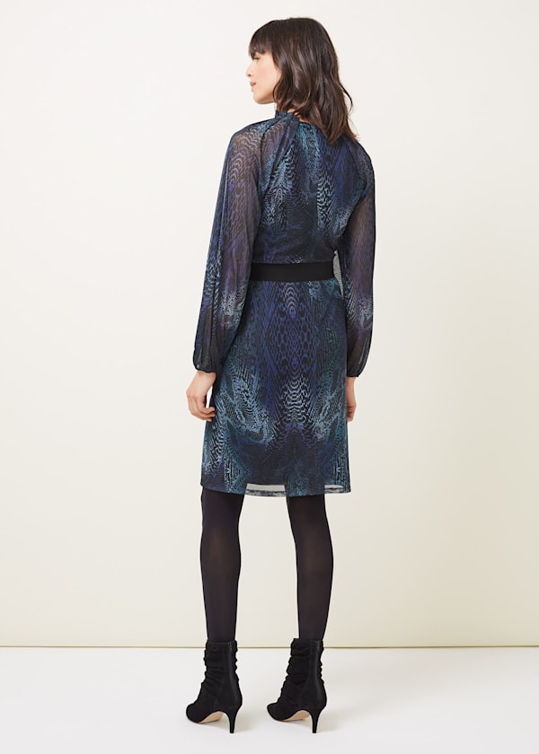 Amelie Snake Print Dress
