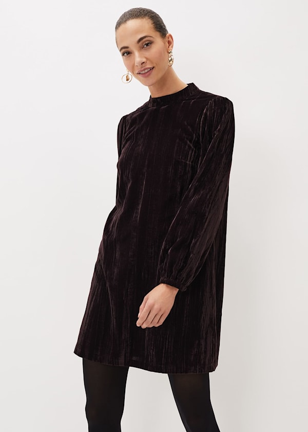 Jacinda Velvet Shift Dress