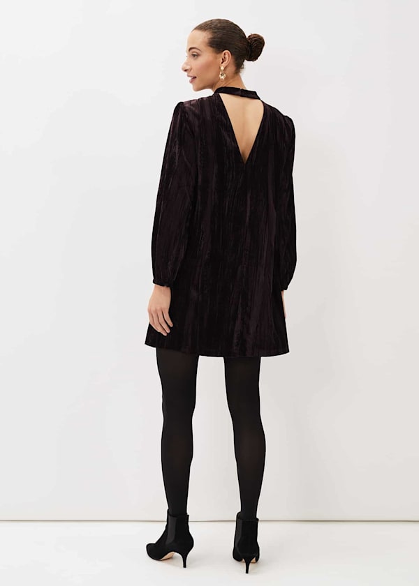 Jacinda Velvet Shift Dress