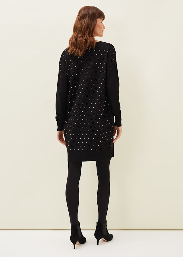 Bailie Studded Knit Dress