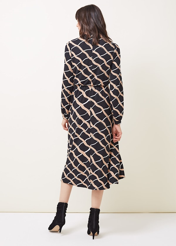 Loren Check Shirt Dress