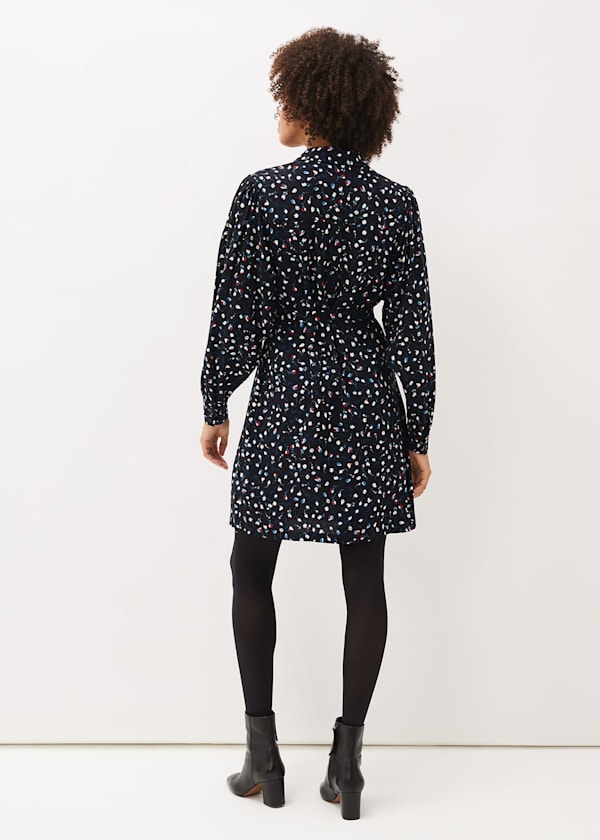 Alexandra Ditsy Print Shirt Dress